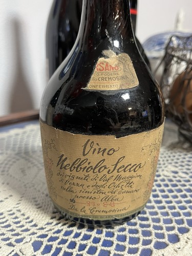 Vino nebbiolo secco - anno, 1965