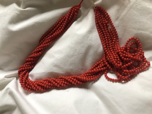Collana corallo - collana(torchon),