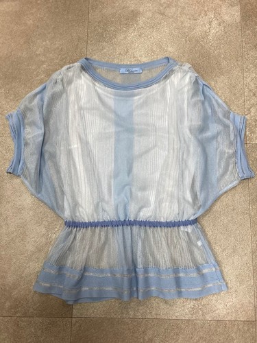 Blusa blumarine bambino blu - blumarine,