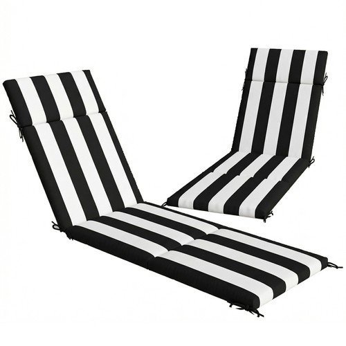 Outsunny set cuscini chaise - set, 2