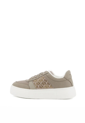 Armani exchange sneakers taupe - sneakers,