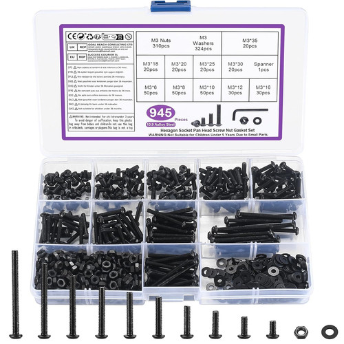 945 set viti bulloni - 945, m3