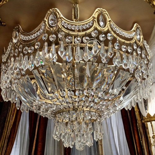 Lampadario cristallo luci - lampadario,