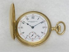 OROLOGIO DA TASCA VINTAGE 34MM 18K LADY PATEK PHILIPPE HUNTER'S CASE, REVISIONATO!