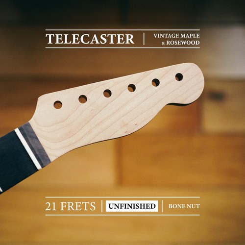 Collo telecaster acero - collo,