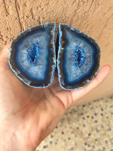 Minerali coppia di geodi - coppia,