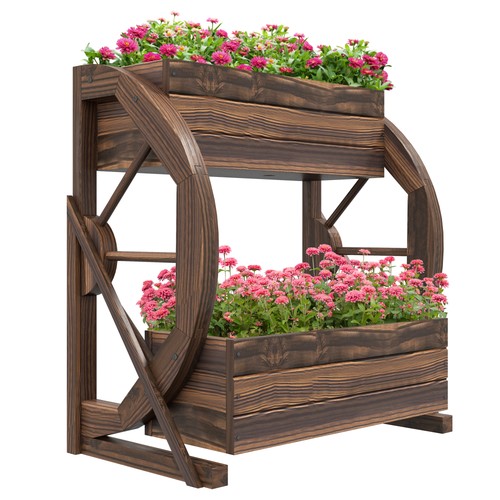 Fioriera legno esterno a - in,