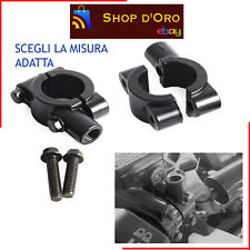 Supporto attacchi cavallotti morsetti manubrio 22mm per specchietti M8 1 pezzo