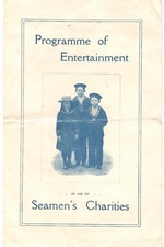 Original programme of Entertainment S.S. Alondra Seamen's Charities 1923