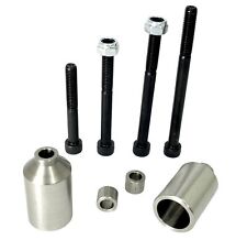 Anaquda V2A Stunt Scooter Acciaio Inox Grind Pegs Roller Park grind Aste Assi  