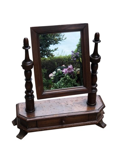 Antica specchiera legno con - specchiera,