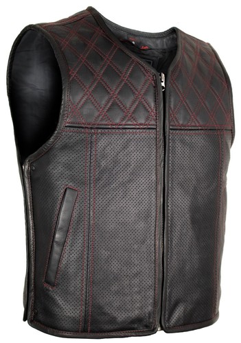 Gilet moto uomo vera pelle - uomo,