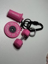 Portachiavi Dumble Disk Palestra Rosa Carino Nuovo!