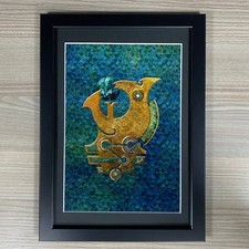 Uomini Lucertola Incorniciata