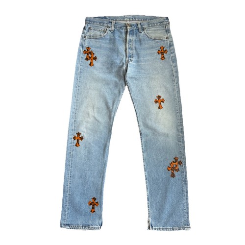 Chrome hearts jeans - chrome,