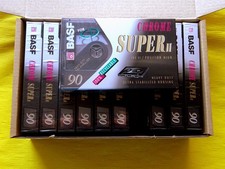 10 nastri cassetta BASF Chrome