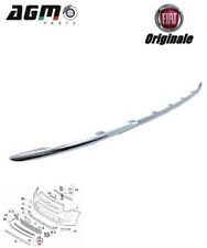 MODANATURA CENTRALE CROMATA PARAURTI ANTERIORE ORIGINALE FIAT 500 735642297