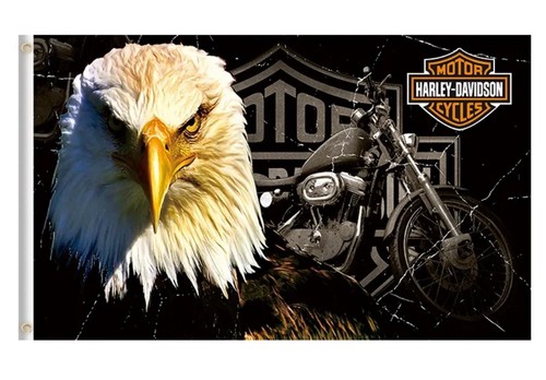 Bandiera harley davidson - bandiera,