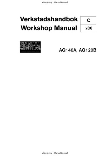 Volvo penta aq120b - penta, aq140a