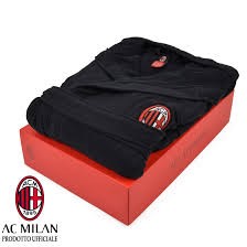 Accappatoio milan nero adulto - accappatoio,