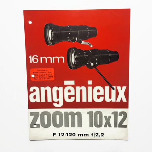 Brochure vintage angenieux - vintage, 16