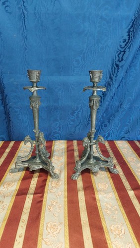 Elegante coppia candelabri - coppia, di