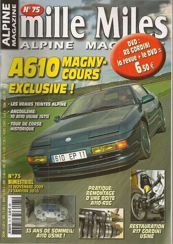 Mille miles alpine a610 - miles,