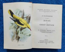 BIRDS ORNITHOLOGY 1896 A HAND