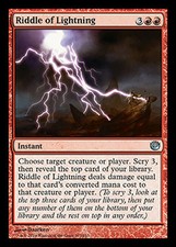 MTG 2x RIDDLE OF LIGHTNING - INDOVINELLO DEL FULMINE - JOU - MAGIC