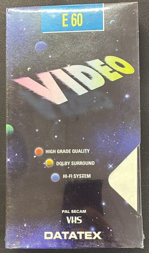 Videocassetta vhs e60 datatex - e60,