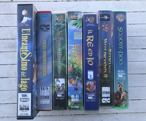 Stock vhs anni originali - anni, 90