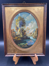 Quadro ovale sul rame