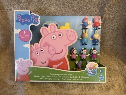 Carry along peppa pig brothers - peppa,