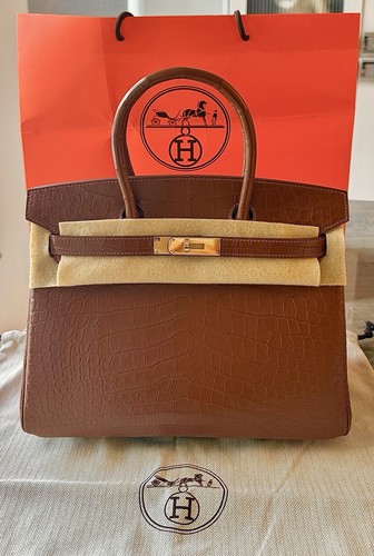 Hermès coccodrillo poroso oro - hermÈs,