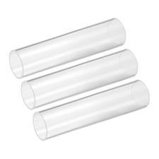 3 Pezzi Tubo Acrilico Rigido
