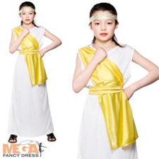 Costume Greco Bambina Fantasia Toga Romana Greca Bambini Bambini Outfit