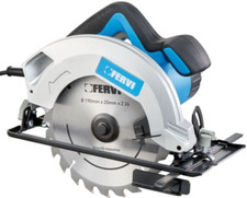 Sega circolare elettrica segatrice portatile per legno inclinabile a filo Fervi