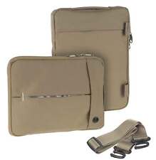 Custodia da viaggio unica per Samsung Galaxy Note 10.1 Wi-Fi edizione 2014 astuccio marrone
