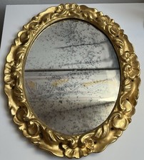 Specchio in legno dorato 1800