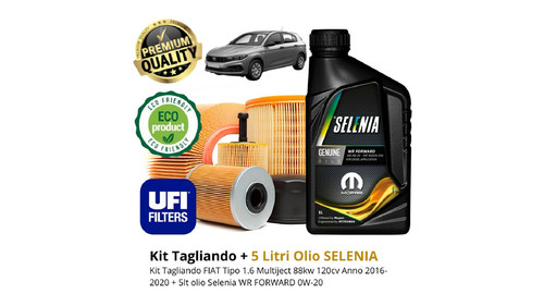 Kit tagliando fiat - tipo, 1.6