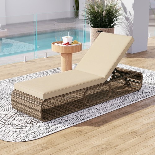 Lettino prendisole rattan - lettino,
