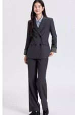 Tailleur Donna Grigio Blazer