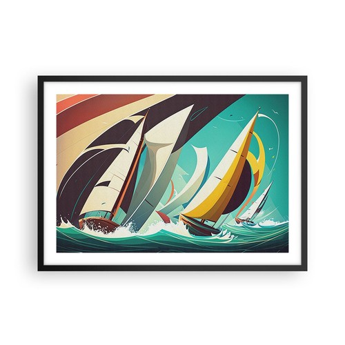 Poster 70x50cm barche vela - poster,