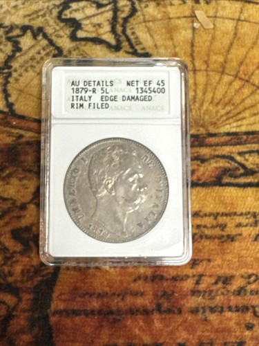 1879 italia lire anacs - 1879,