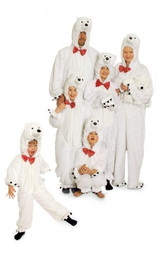 Costume orso polare tuta