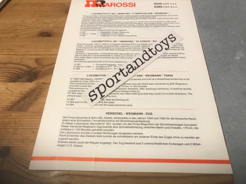 Rivarossi istruzioni 61 - ho,