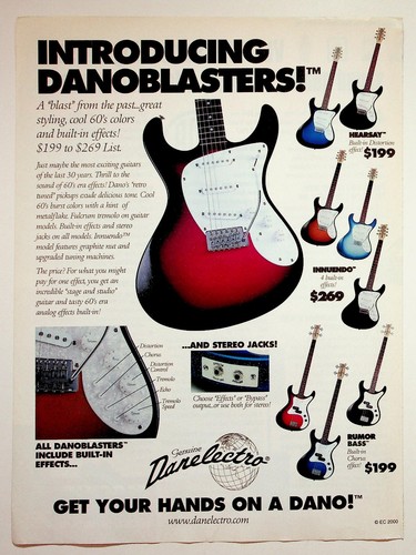 Danelectro danoblasters - danelectro,