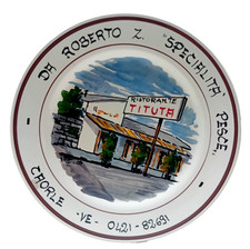 Piatto del buon ricordo Ristorante Tituta da Roberto Z. Caorle Specialità pesce