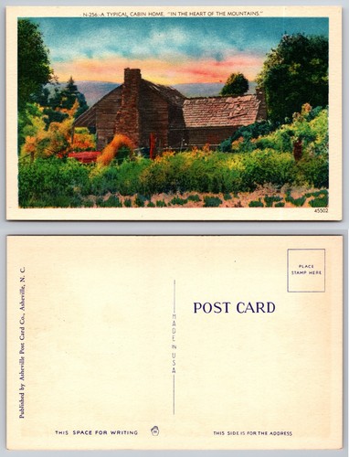Cartolina tipica capanna casa