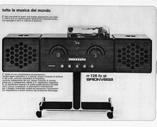 1966 Brionvega rr 126 fo/st